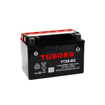 Akumulator Tuborg YTX9-BS 8.4Ah 150A AGM